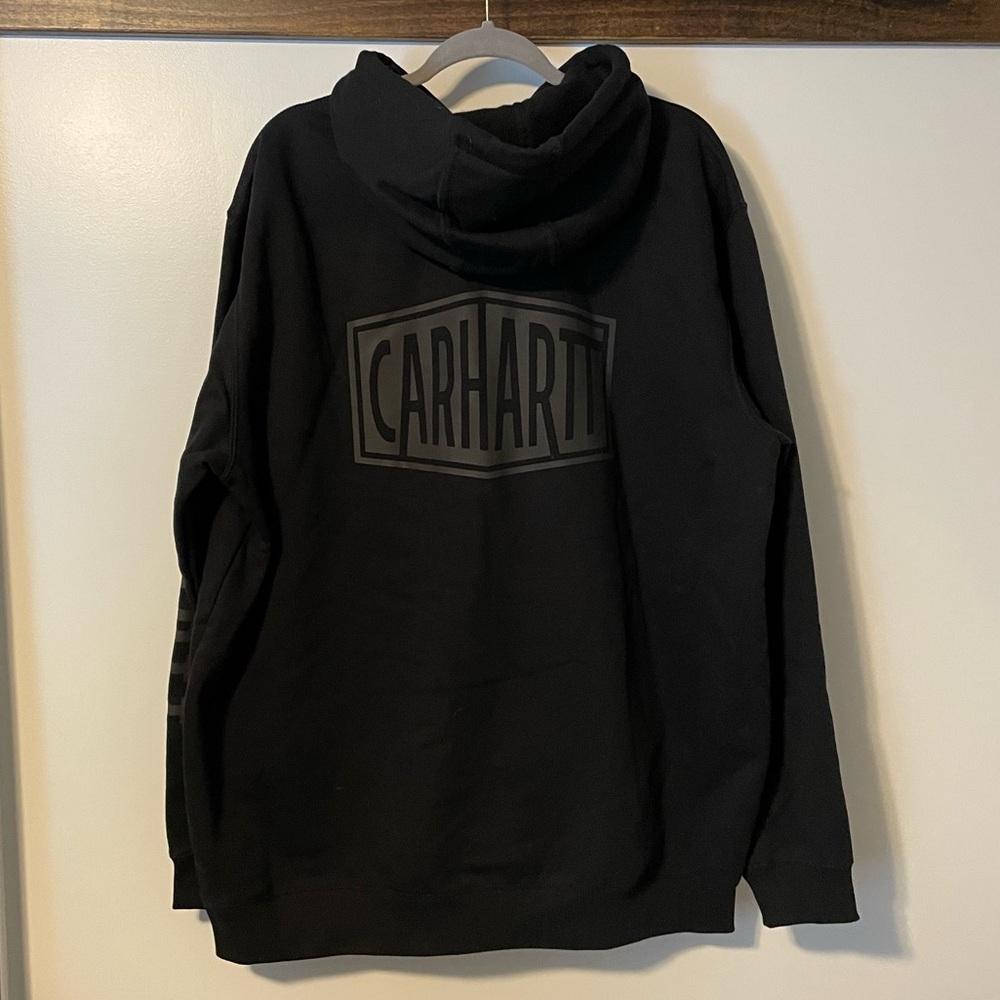 Carhartt Rain Defender Loose Fit Midweight Black Hoodie